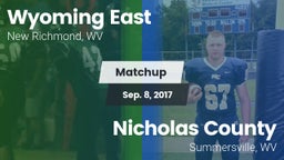 Matchup: Wyoming East vs. Nicholas County  2017