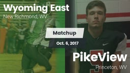 Matchup: Wyoming East vs. PikeView  2017