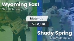 Matchup: Wyoming East vs. Shady Spring  2017