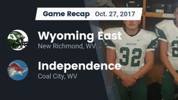 Recap: Wyoming East  vs. Independence  2017