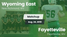 Matchup: Wyoming East vs. Fayetteville  2018