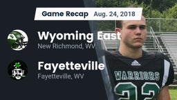 Recap: Wyoming East  vs. Fayetteville  2018
