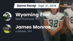 Recap: Wyoming East  vs. James Monroe 2018
