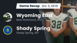 Recap: Wyoming East  vs. Shady Spring  2018