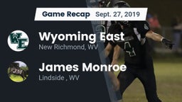 Recap: Wyoming East  vs. James Monroe 2019