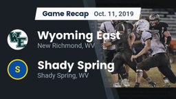 Recap: Wyoming East  vs. Shady Spring  2019
