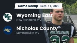 Recap: Wyoming East  vs. Nicholas County  2020