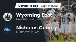 Recap: Wyoming East  vs. Nicholas County  2022