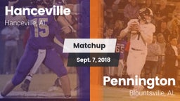 Matchup: Hanceville vs. Pennington  2018