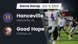 Recap: Hanceville  vs. Good Hope  2023