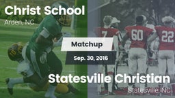 Matchup: Christ School vs. Statesville Christian  2016