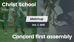 Matchup: Christ School vs. Concord first assembly 2016