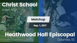 Matchup: Christ School vs. Heathwood Hall Episcopal  2017