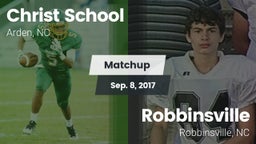 Matchup: Christ School vs. Robbinsville  2017