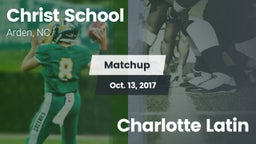 Matchup: Christ School vs. Charlotte Latin 2017