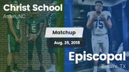 Matchup: Christ School vs. Episcopal  2018