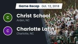 Recap: Christ School vs. Charlotte Latin  2018