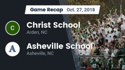 Recap: Christ School vs. Asheville School 2018