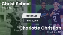 Matchup: Christ School vs. Charlotte Christian  2018