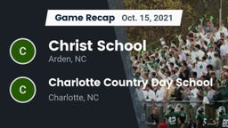 Recap: Christ School vs. Charlotte Country Day School 2021