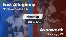 Matchup: East Allegheny vs. Avonworth  2016