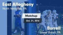 Matchup: East Allegheny vs. Burrell  2016