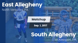 Matchup: East Allegheny vs. South Allegheny  2017