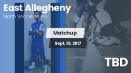 Matchup: East Allegheny vs. TBD 2017