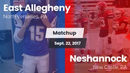 Matchup: East Allegheny vs. Neshannock  2017
