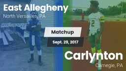 Matchup: East Allegheny vs. Carlynton  2017