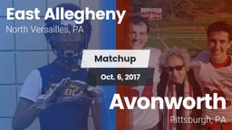 Matchup: East Allegheny vs. Avonworth  2017