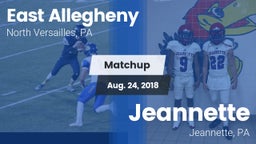Matchup: East Allegheny vs. Jeannette  2018