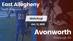 Matchup: East Allegheny vs. Avonworth  2018