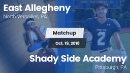 Matchup: East Allegheny vs. Shady Side Academy  2018
