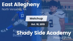 Matchup: East Allegheny vs. Shady Side Academy  2019
