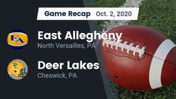 Recap: East Allegheny  vs. Deer Lakes  2020