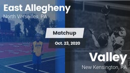 Matchup: East Allegheny vs. Valley  2020