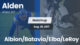 Matchup: Alden vs. Albion/Batavia/Elba/LeRoy 2017