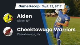 Recap: Alden  vs. Cheektowaga Warriors 2017
