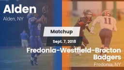 Matchup: Alden vs. Fredonia-Westfield-Brocton Badgers 2018