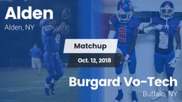 Matchup: Alden vs. Burgard Vo-Tech  2018