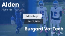 Matchup: Alden vs. Burgard Vo-Tech  2019