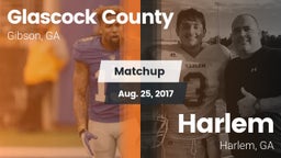 Matchup: Glascock County vs. Harlem  2017