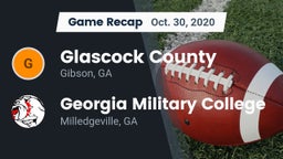 Recap: Glascock County  vs. Georgia Military College  2020