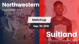 Matchup: Northwestern vs. Suitland  2016