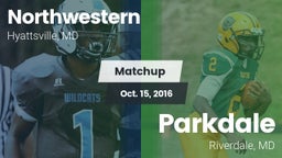 Matchup: Northwestern vs. Parkdale  2016