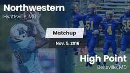 Matchup: Northwestern vs. High Point  2016