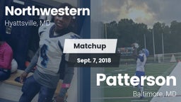 Matchup: Northwestern vs. Patterson  2018