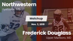 Matchup: Northwestern vs. Frederick Douglass  2018