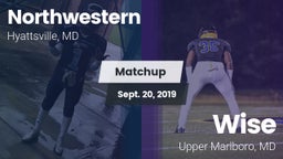 Matchup: Northwestern vs. Wise  2019